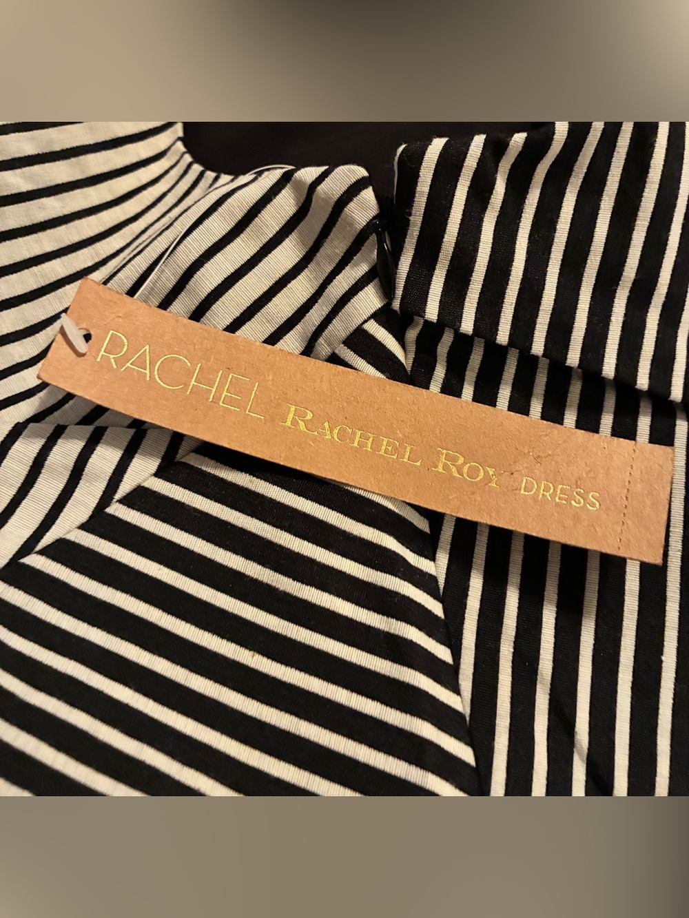 NWT RACHEL RACHEL ROY STRIPE CUTOUT SHEATH DRESS SIZE 4 - Picture 13 of 16